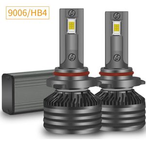 HB4 9006 LED lamp (set 2 stuks) Pro Active | CANbus EMC CHip 30000 Lumen 6500k Ultra-bright Helder Wit 98 Watt Motor / Auto / Scooter / Dimlicht / Grootlicht / Mistlicht Koplampen / Plug and Play / HB4 9006 55W vervanger