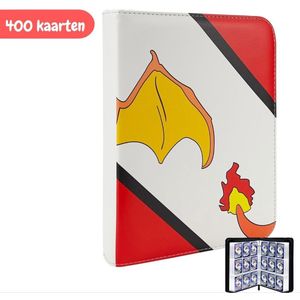 Verzamelmap voor kaarten - Verzamelmap - Verzamelmap kaarten - 4 pocket verzamelmap - Verzamelmap voor 400 kaarten