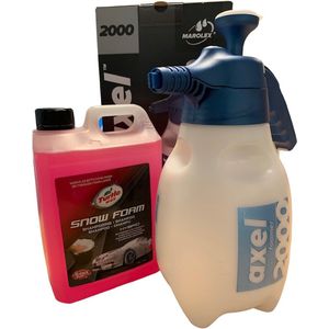 Turtle Wax Hybrid snowfoam - Marolex Axel 2000 - Handfoam Set