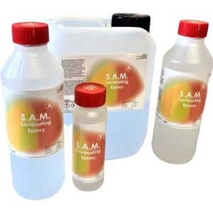 Laminating Epoxy Resin,   0,1 tot 2 cm dik lamineren - 20 kg.