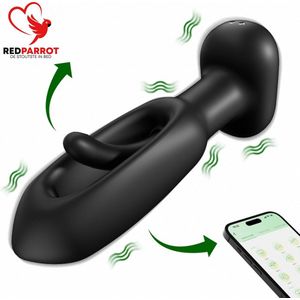 Tapping Vibrator - Anaal en Vaginaal - Clitoris seks speeltje - Dual-action - 9 vibratie en 9 tapping standen - USB Oplaadbaar - App bestuurbaar - Unieke vibrator