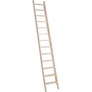 Zoldertrap - 13 treden - Stahoogte 263 cm - Houten ladder - Molenaarstrap - Grenen trap