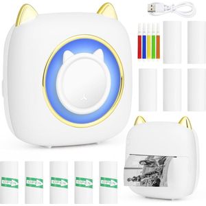 Equivera Mini Printer - Starterpack - Pocket Printers - Draagbare Printer - Mobiele Printer - fotoprinter