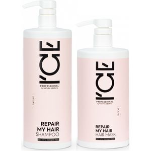 ICE - REPAIR MY HAIR Shampoo 1000ml + Mask 750ml