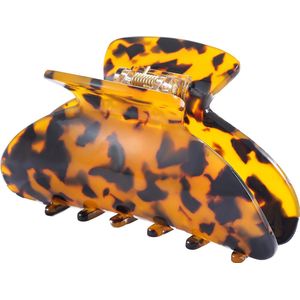 Emilie collection - Haarklem - panterprint - schildpad - bruin - zwart