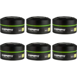 Gummy Styling Hairwax Matt Finish 6 stuks