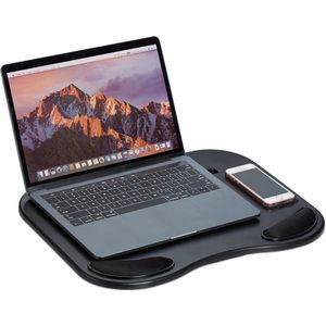 Hoogwaardige Kwaliteit Laptop Kussen met Telefoonplek - Schootkussen Dienblad - Bedtafel - Ideaal voor Thuiswerken en voor op Bed