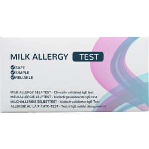 De Medische Tester - Melk Allergie Test - Zelftest - Thuistest - Sneltest
