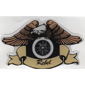 3D motor decal - Sticker / Rebel