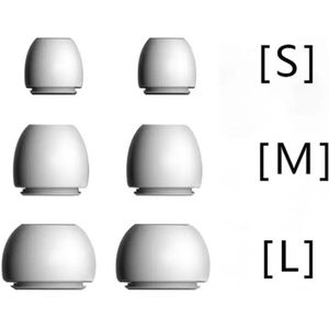 Oordopjes voor Apple Airpods Pro - Wit - 3 Paar - Vervangingsdoppen