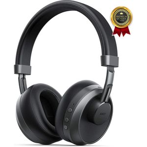 Aukey EP-B52 Draadloze Over-Ear Koptelefoon met Microfoon- Headset - Bluetooth 5 - 25 Uur Speeltijd - 40mm Dynamische Luidsprekerdrivers - Hoge Kwaliteit & Comfortabel