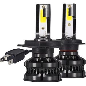 H4 - LED Koplampen - 8000K - Witte - High Power Plus