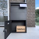 PakketPanda® Easyfit Pakketbrievenbus Brievenbus Pakketbox XL Voor Briefpost & Pakketten