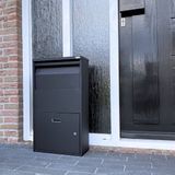 PakketPanda® Easyfit Pakketbrievenbus Brievenbus Pakketbox XL Voor Briefpost & Pakketten