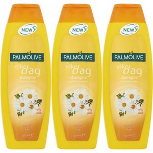 3 stuks Palmolive Elke Dag Shampoo met Kamille-Extract 350 ml