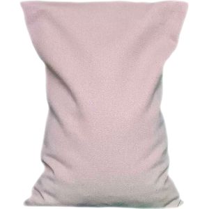 ​Ecologisch Kersenpitkussen met lavendel 30 x 20 cm (taupe), voor soepele spieren en ontspanning - Zand bruin - wasbaar hoesje