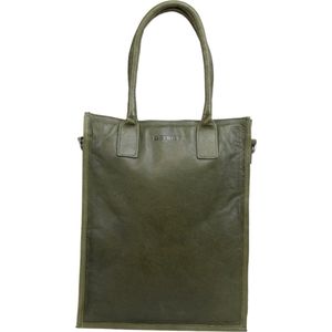 DSTRCT Preston Park Laptoptas Shopper Groen