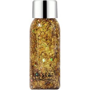 Haarspullen - Holografische Chunky Glitter Gel - Goud