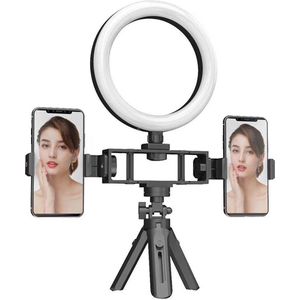 Ring Lamp - Light Live Beauty - Love Beauty - telefoonhouder-Multi Position Fill Light Live -Broadcasting Bracket Small- And Portable Toning Eyes And - Tiktok- Instagram -Beautifying Skin