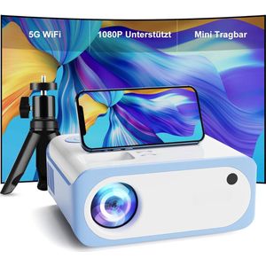 Projector - Mini Beamer - Met Statief - Draagbaar. - Full HD - Beamer
