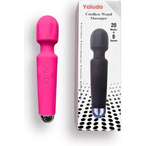 Yaluda® Wand Massager - Magic Wand Vibrator - Clitoris Stimulator - Vibrators voor Vrouwen Fluisterstil & Discreet Bezorgde - Erotiek - Sex Toys voor Koppels - Seksspeeltjes - Sex toys voor Vrouwen - Pink