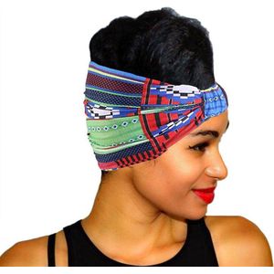 Haarband|Afrikaanse Haarband|Hoofddeksel|Afrikaans|Haarband Dames|Bandana|Stretch|Blauw|Groen|Rood|Haarverzorging