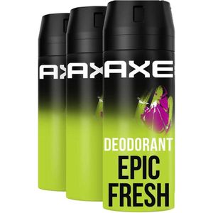 AXE Deo Spray Epic Fresh - Voordeelverpakking 3 x 150 ml