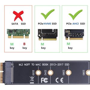 M.2 NVME SSD Converter Adapter voor MacBook