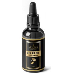 Velihan Beardcare - Baardolie Sandalwood (Sandelhout) 30ml - Baardparfum - Baardolie voor baardgroei - Baard olie - Baard verzorging - Baardolie korte Baard - Baardolie lange Baard