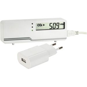 Equivera CO2 Meter - Luchtkwaliteitsmeter - CO2 Meter Binnen - CO2 Melder