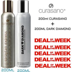 CURASANO DUO PACK - 200ml SprayTan Curasano + 200ml Dark Diamond