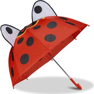 Kinderparaplu - Lieveheersbeestje - Paraplu - Rood - OOTB