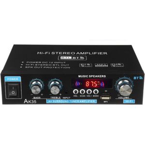 Supremium HIFI Bluetooth Power Amplifier | 400W | Versterker | Stereo Versterker | Mediaspeler