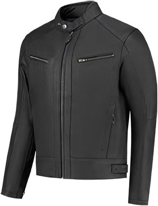 Rusty Stitches - Dorian - Motorjas - Zwart - 100% Rundleer - CE-goedgekeurde Bescherming