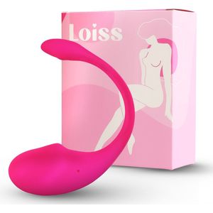 Loiss® - Draagbare vibrator - Vibrerende ei - Bedienbaar via de app of ei - Vibrator - Clitoris stimulator - Vibrator voor vrouwen - Sexspeeltje voor koppels - Roze