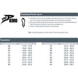 Piedro - 1417000110 Sneakers - Zwart Wit Geel - Leer - Elastische Snelsluiting