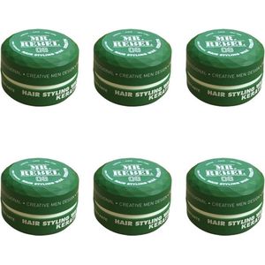 Mr Rebel Hair Styling Wax Keratin 08 - 900 ml - met gratis Bioblas herstel Shampoo 360 ml