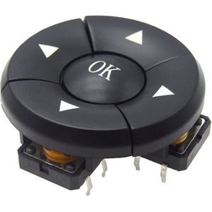 1set A14 pet 5 Weg Richting Combinatie Schakelaar B3F-4055 Met Pijl Oke Knop