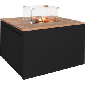 Easyfires vuurtafel Cube vierkant zwart