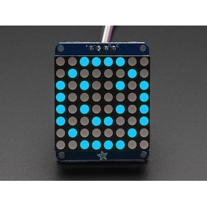 Small 1.2 inch 8x8 LED Matrix w/I2C Backpack - Blauw Adafruit 1052