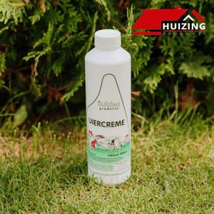 Huizing Products - Uiercrème - Natuurlijke Uiercrème Navul Fles 500 ml - Uierzalf - Bodycreme - Aloë Vera - Natuurlijk Product - Huidverzorging - Crème - Acne