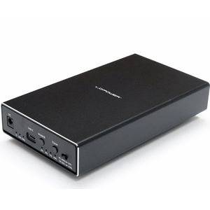 Dubbele Sleuf Schijfbehuizing voor 3.5'' SATA HDD & NVMe M.2 SSD - USB 3.2 Gen 2x1 (10Gbps)