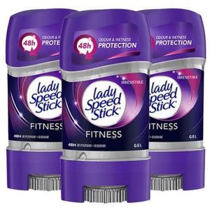 Lady Speed Stick Fitness Deodorant - 3 x 65g - Deo Gel Stick