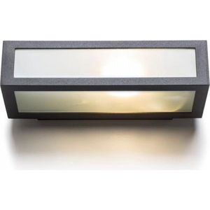 WhyLed Wandlamp binnen | Antraciet | E27 Fitting | 18W | IP44 | Ledverlichting