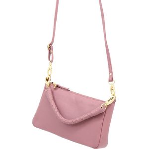 Leren handtas dames - roze - MŌSZ Coco S