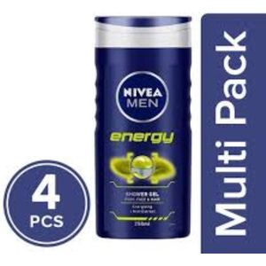 NIVEA Men Energy Douchegel - Multipack 4 x 250 ml