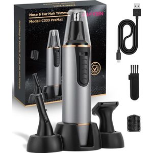 Equivera Neushaartrimmer - Neushaartrimmer Heren - Oortrimmer - Oplaadbaar