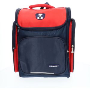 SmBaby Rugzak – Schooltas Rood - Blauw