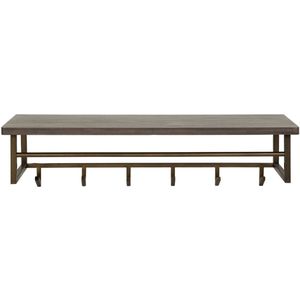 AnLi Style Kapstok Ferro 6 haken hoedenplank