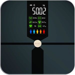 Robi S9 Personenweegschaal met Lichaamsanalyse - Zwart